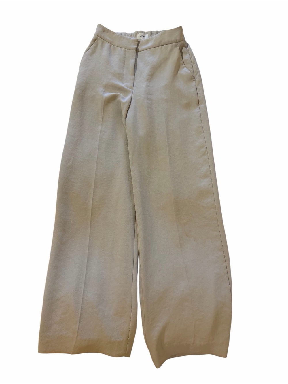 SOLD - Aritzia Wilfred Limitless Wide-Leg Pant in Matte Pearl - Picture 2 of 5